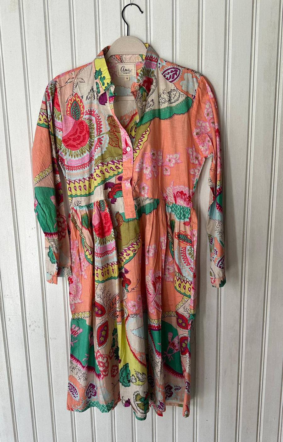 Kerela Dress - Peach/Pink