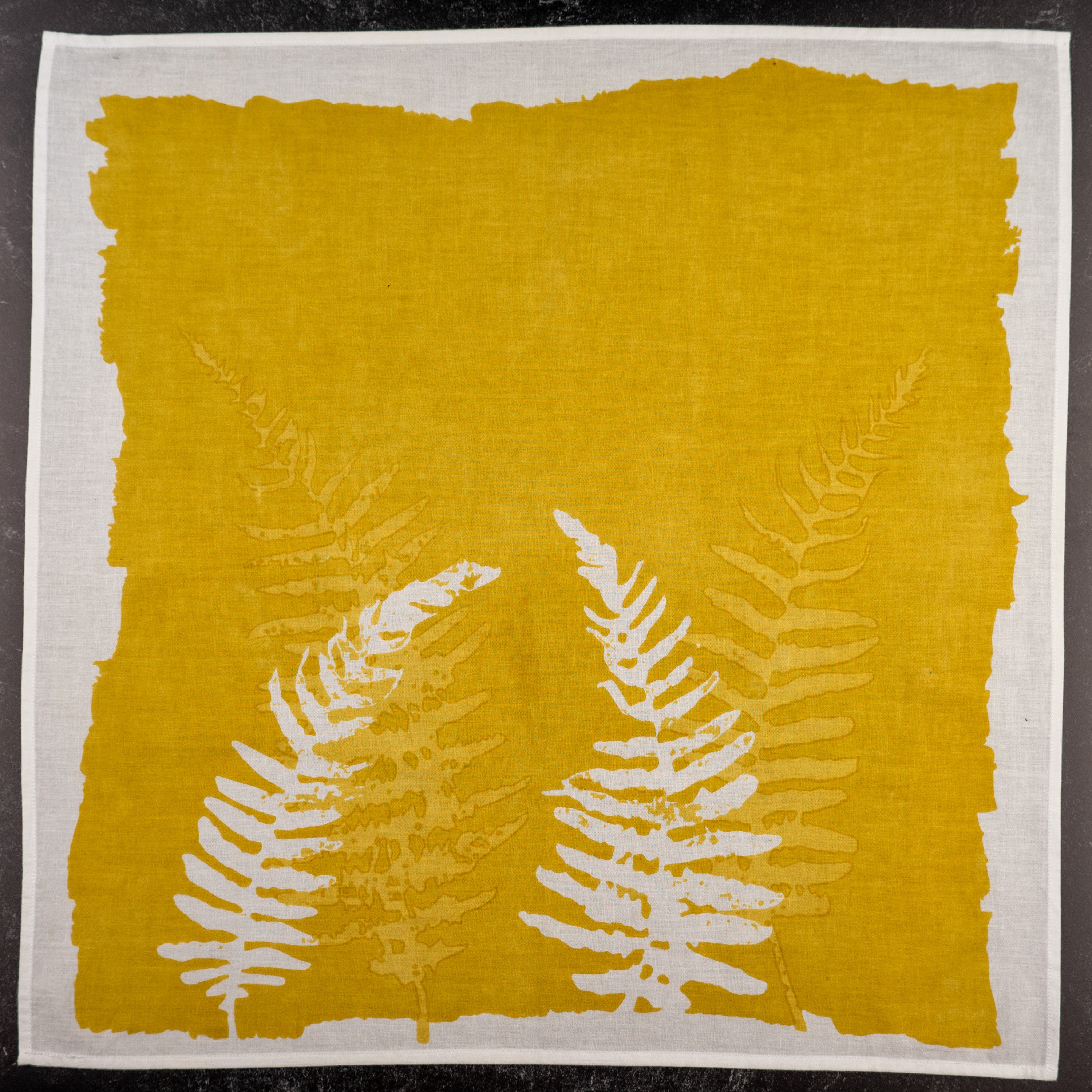 Oil Yellow Fern Napkin